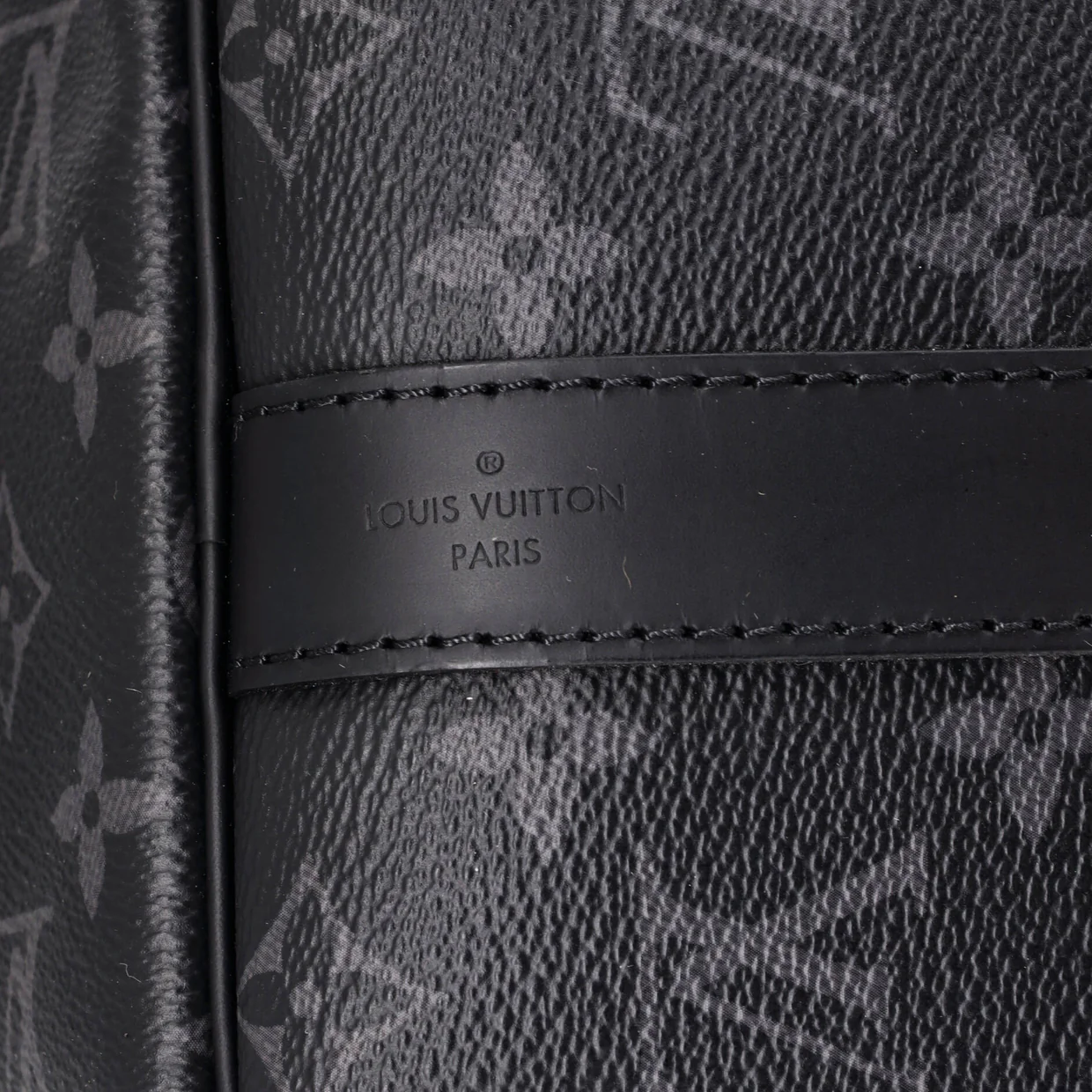 Keepall Bandouliere Bag Monogram Eclipse Canvas 45 - Deep Luxury
