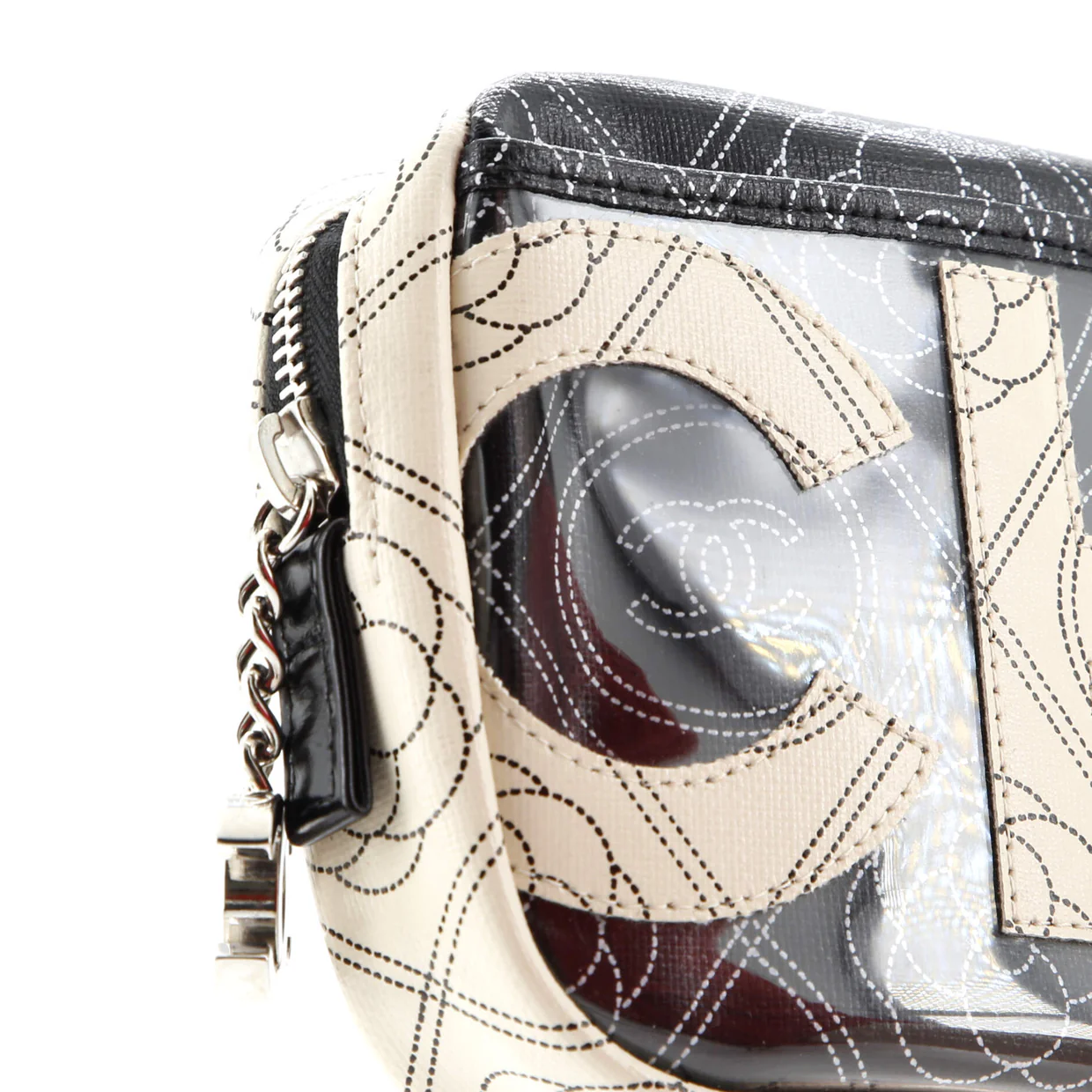 Logo Camera Case Clutch Printed Coated Canvas - Deep Luxury