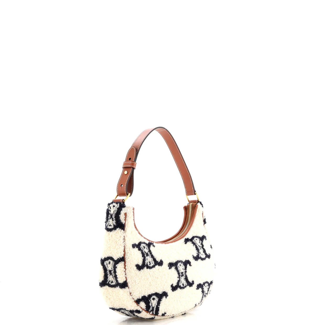 Ava Bag Triomphe Embroidered Boucle Textile - Deep Luxury