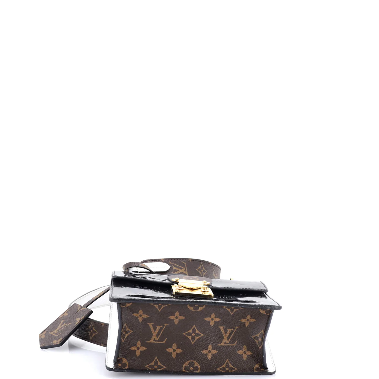 Spring Street NM Handbag Monogram Vernis with Monogram Canvas and Epi Leather - Deep Luxury