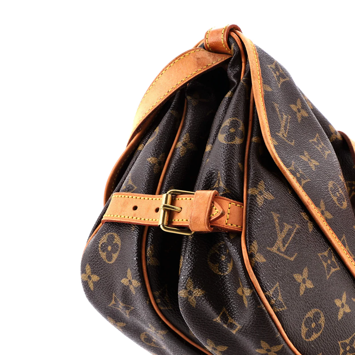 Saumur Handbag Monogram Canvas 30 - Deep Luxury
