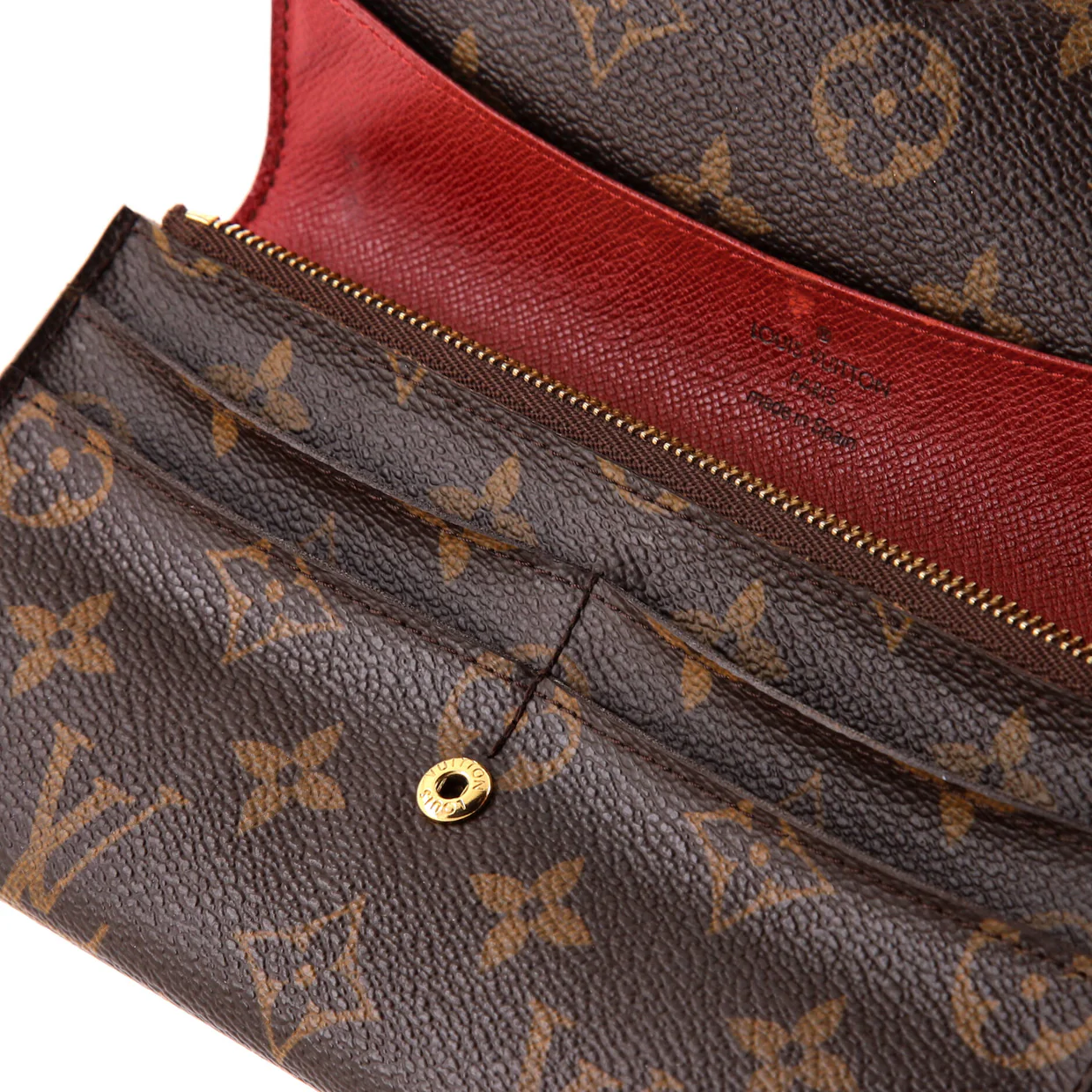 Emilie Wallet Monogram Canvas - Deep Luxury