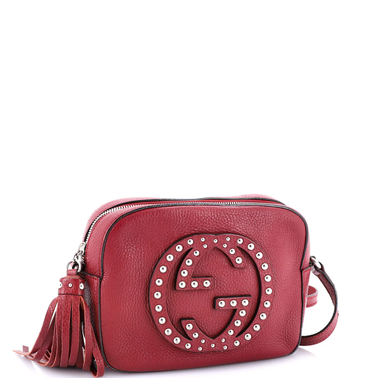 Soho Disco Crossbody Bag Studded Leather Small - Deep Luxury