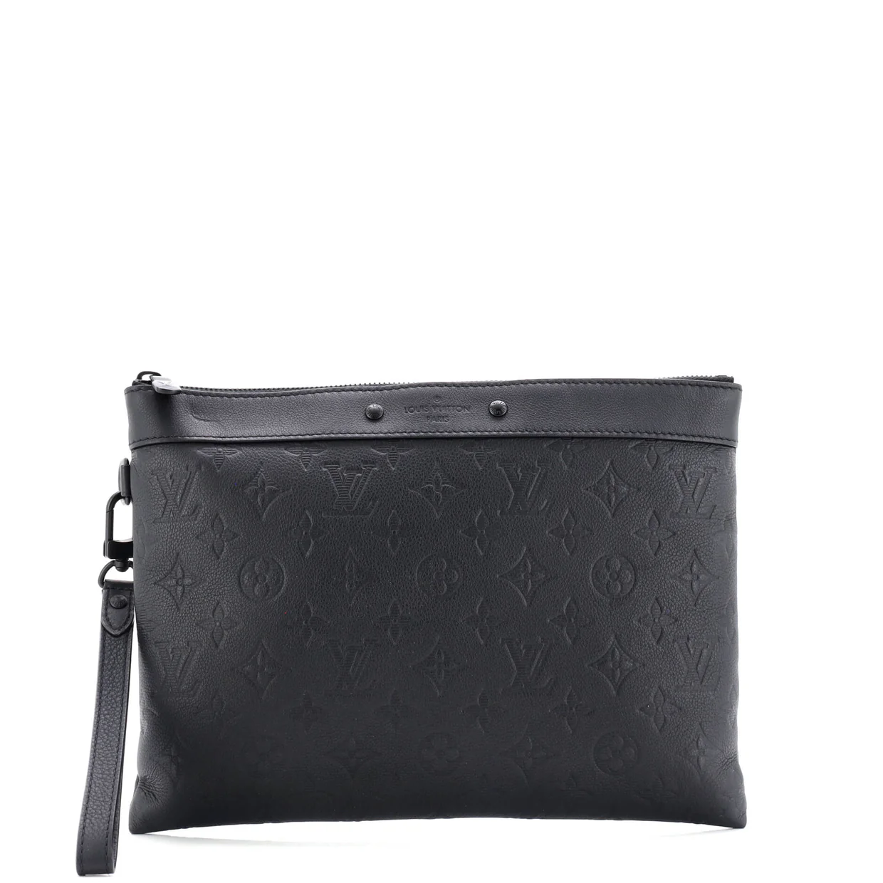Pochette To-Go Monogram Shadow Leather - Deep Luxury