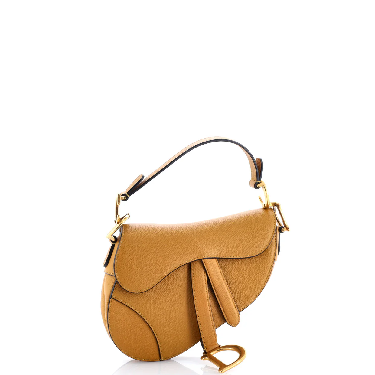 Saddle Handbag Leather Mini - Deep Luxury