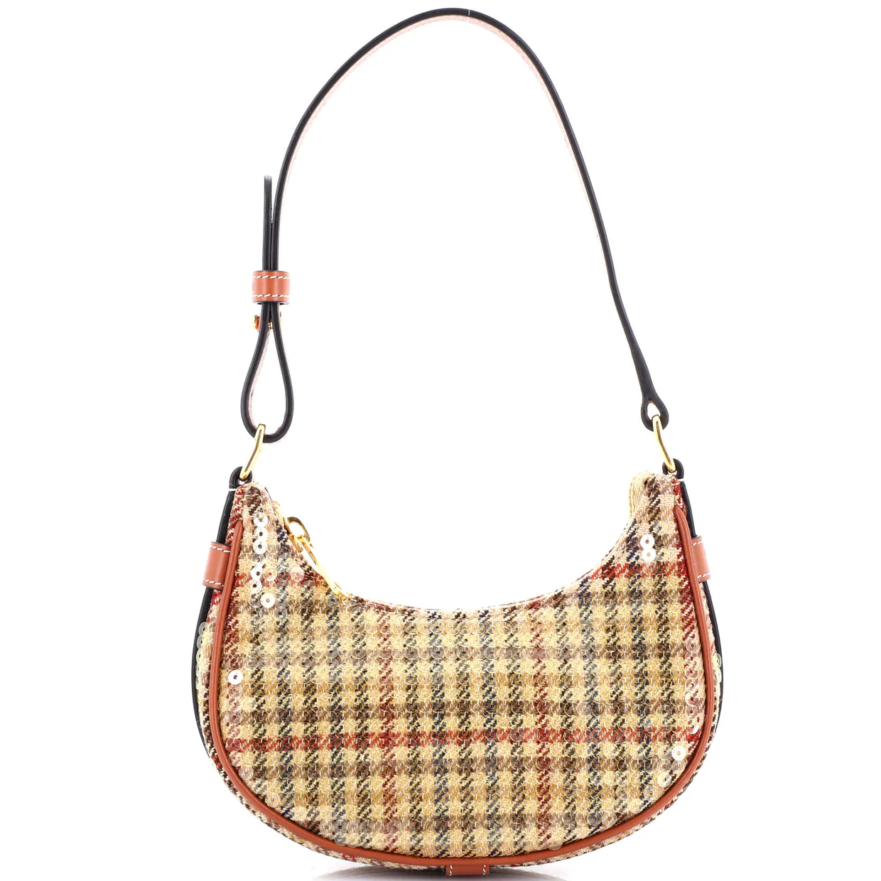 Ava Bag Tweed with Sequins Mini - Deep Luxury