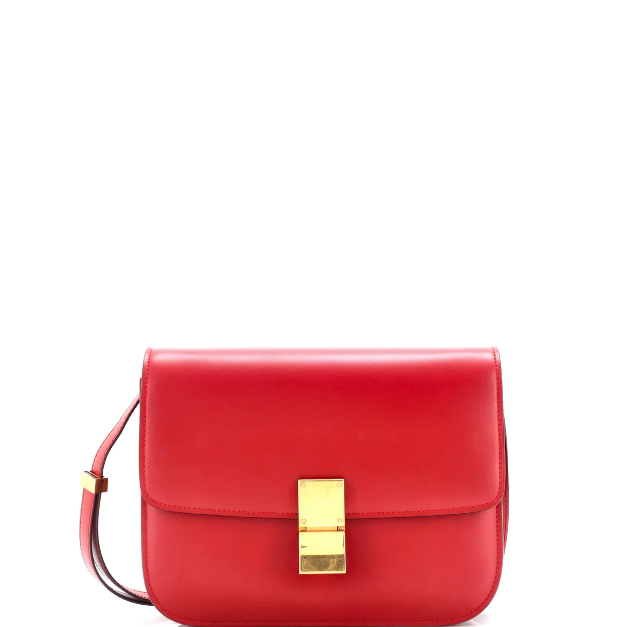 Classic Box Bag Smooth Leather Medium - Deep Luxury