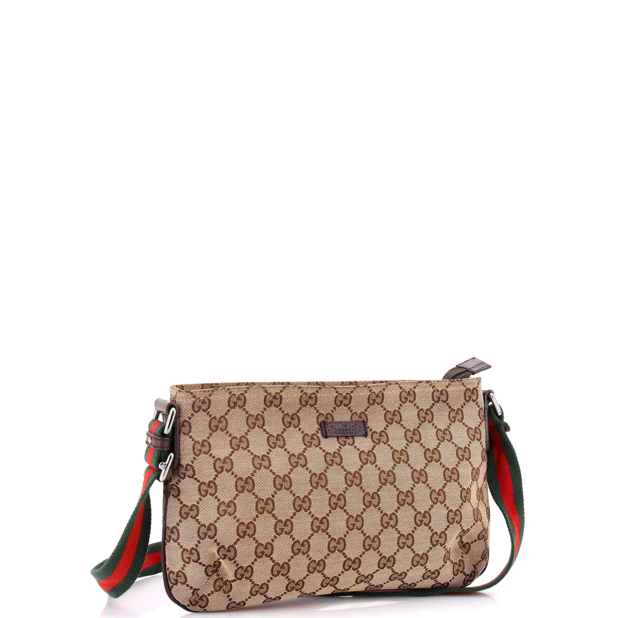 Web Strap Messenger Bag GG Canvas Small - Deep Luxury