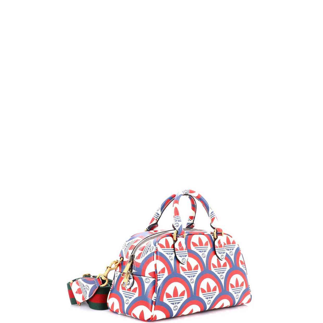 x adidas Duffle Bag Printed Leather Mini - Deep Luxury