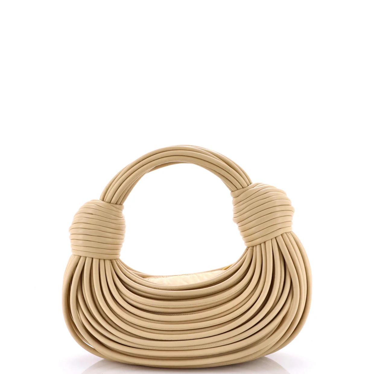 Double Knot Hobo Tubular Leather Mini - Deep Luxury