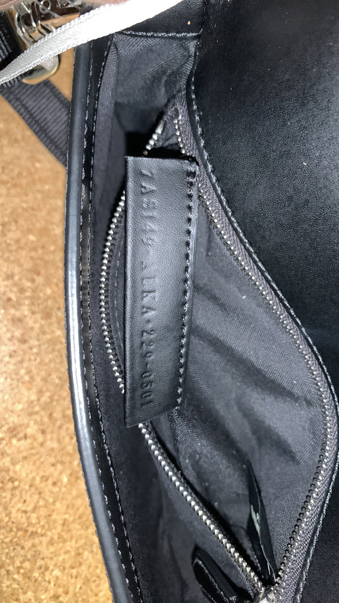 Baguette NM Bag Zucca Coated Canvas and Leather Mini - Deep Luxury