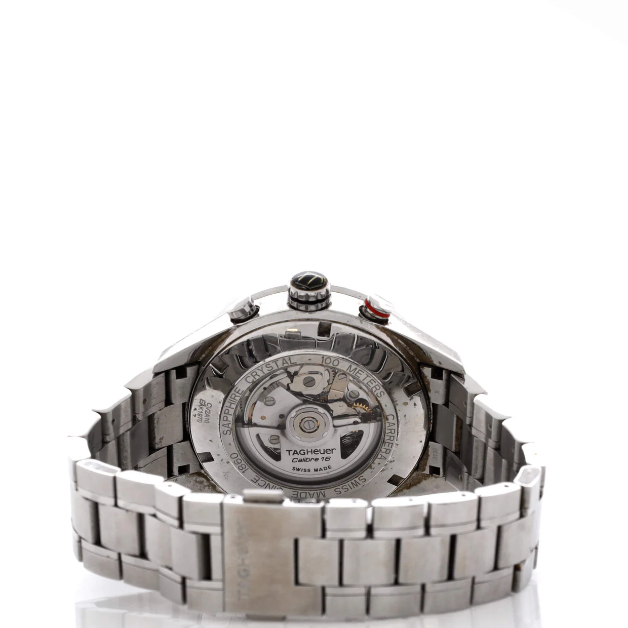 Carrera Calibre 16 Chronograph Day Date Automatic Watch Stainless Steel 41 - Deep Luxury