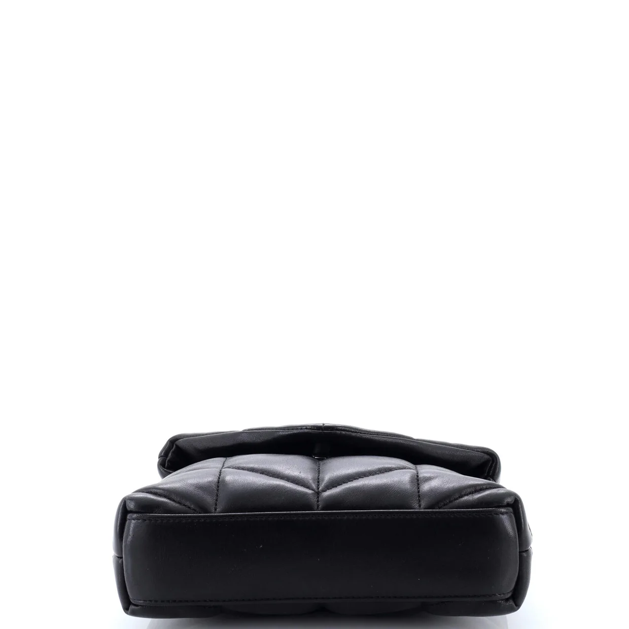 LouLou Puffer Clutch Leather Small - Deep Luxury