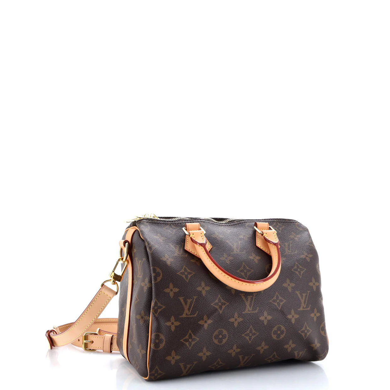 Speedy Bandouliere Bag Monogram Canvas 25 - Deep Luxury