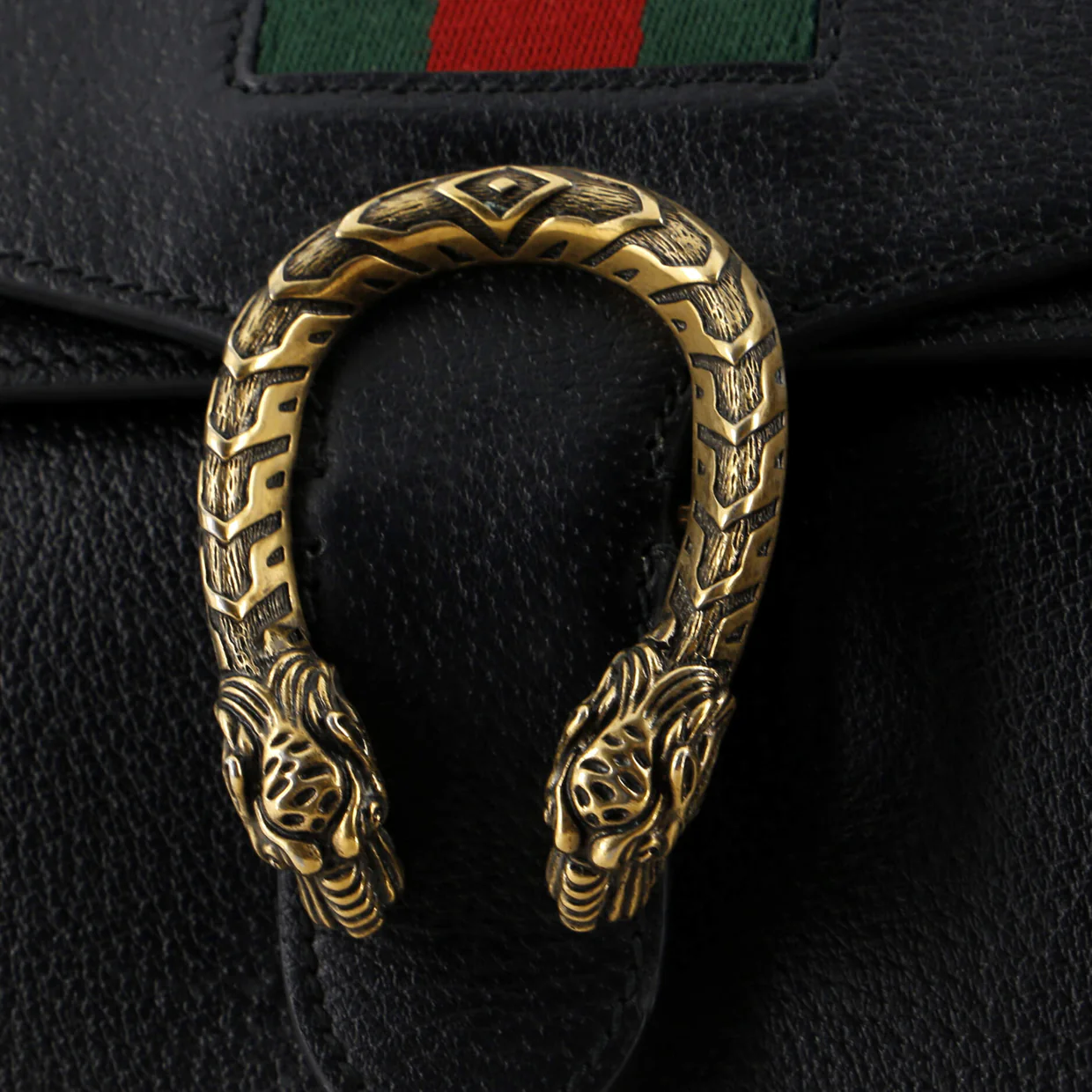 Web Dionysus Bag Leather Small - Deep Luxury