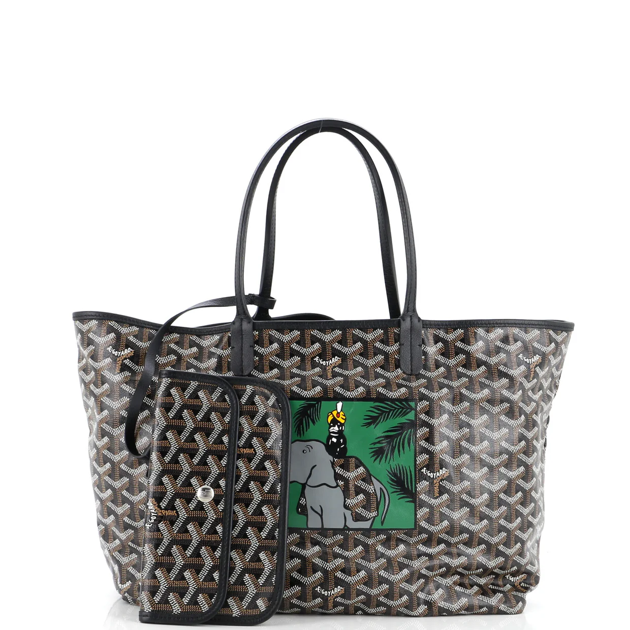 Saint Louis Tote Printed Coated Canvas PM - Deep Luxury