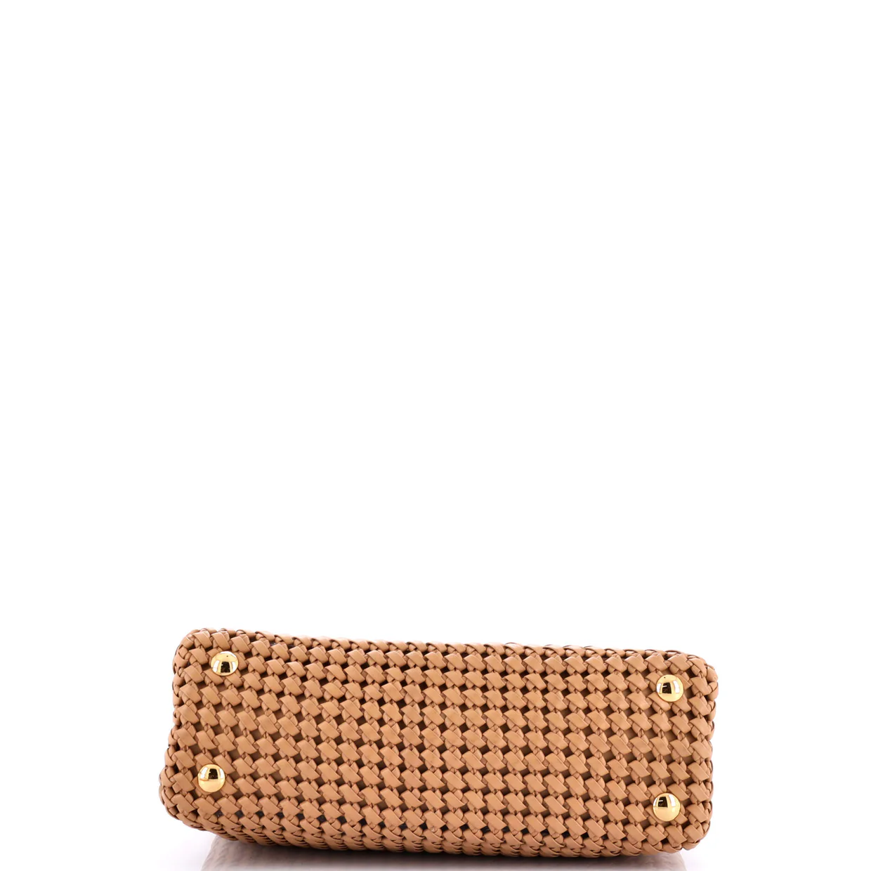 Peekaboo Bag Woven Nappa Leather Regular - Deep Luxury