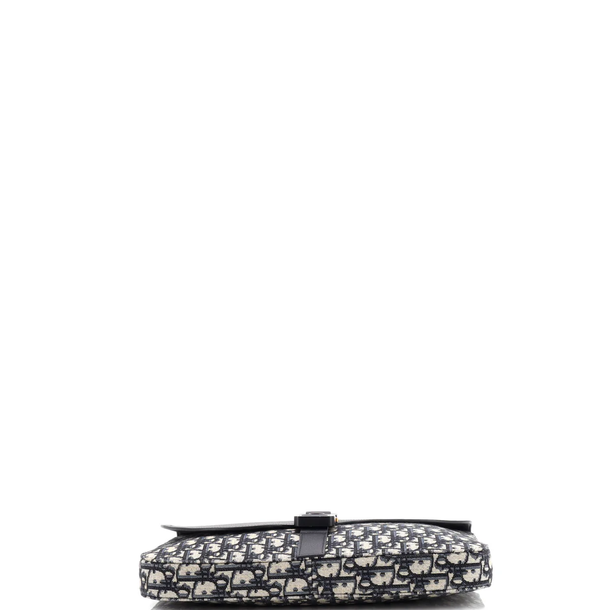 Saddle A4 Clutch Oblique Canvas and Leather - Deep Luxury