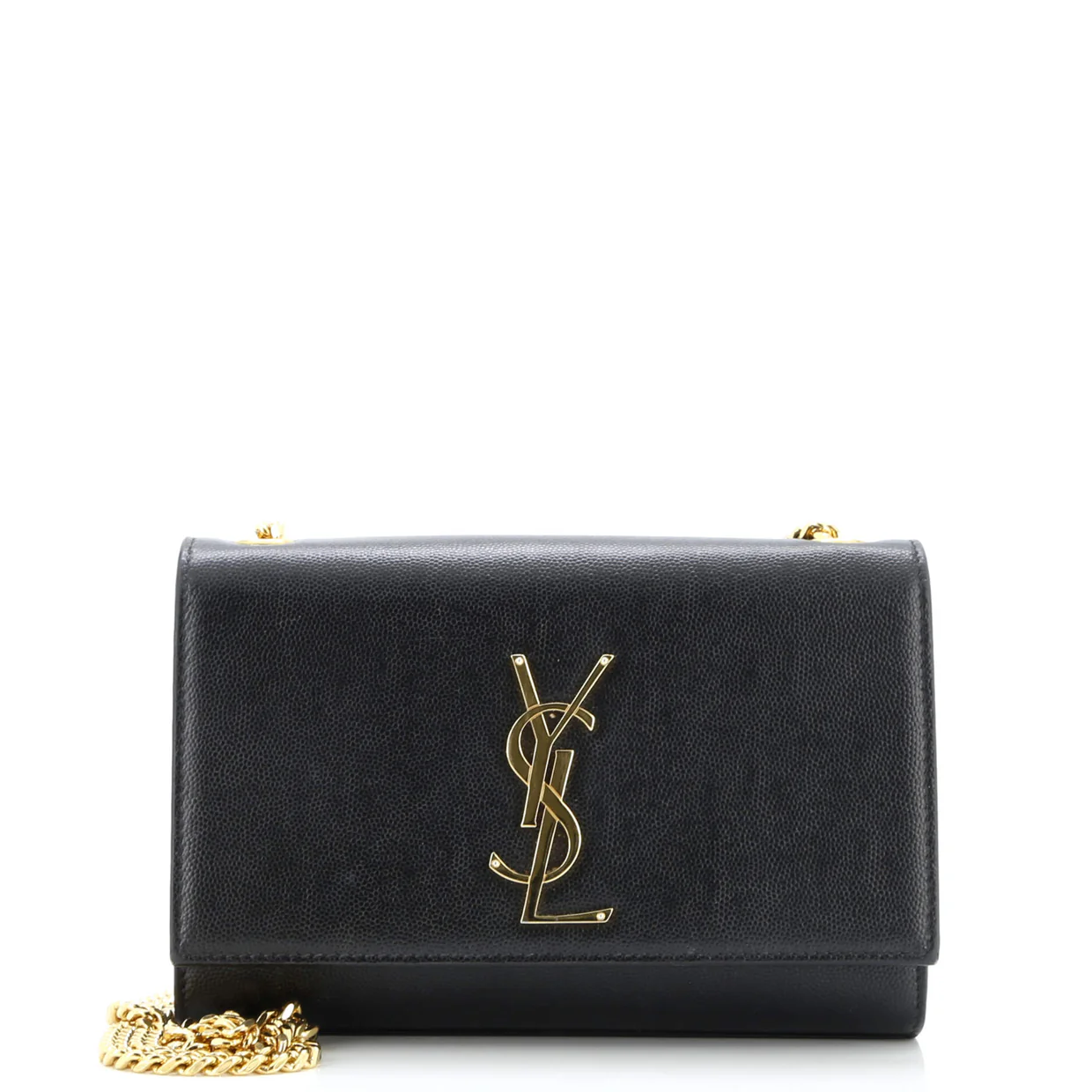 Classic Monogram Crossbody Bag Grainy Leather Small - Deep Luxury