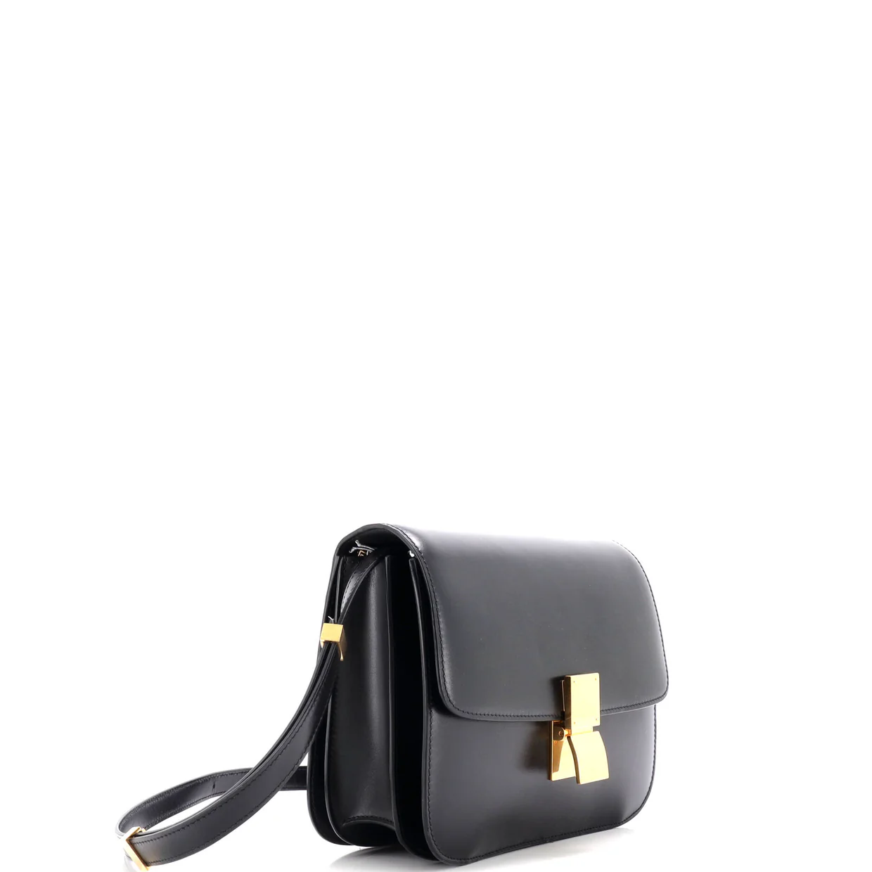 Classic Box Bag Smooth Leather Medium - Deep Luxury