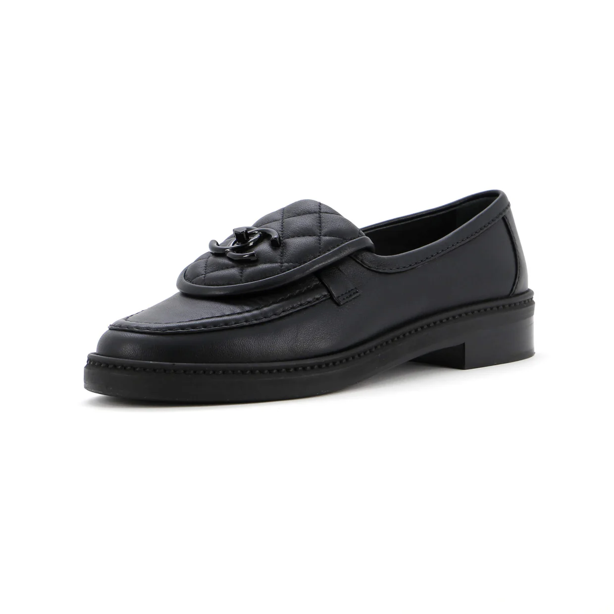 Women's CC Loafers Quilted Leather - Deep Luxury