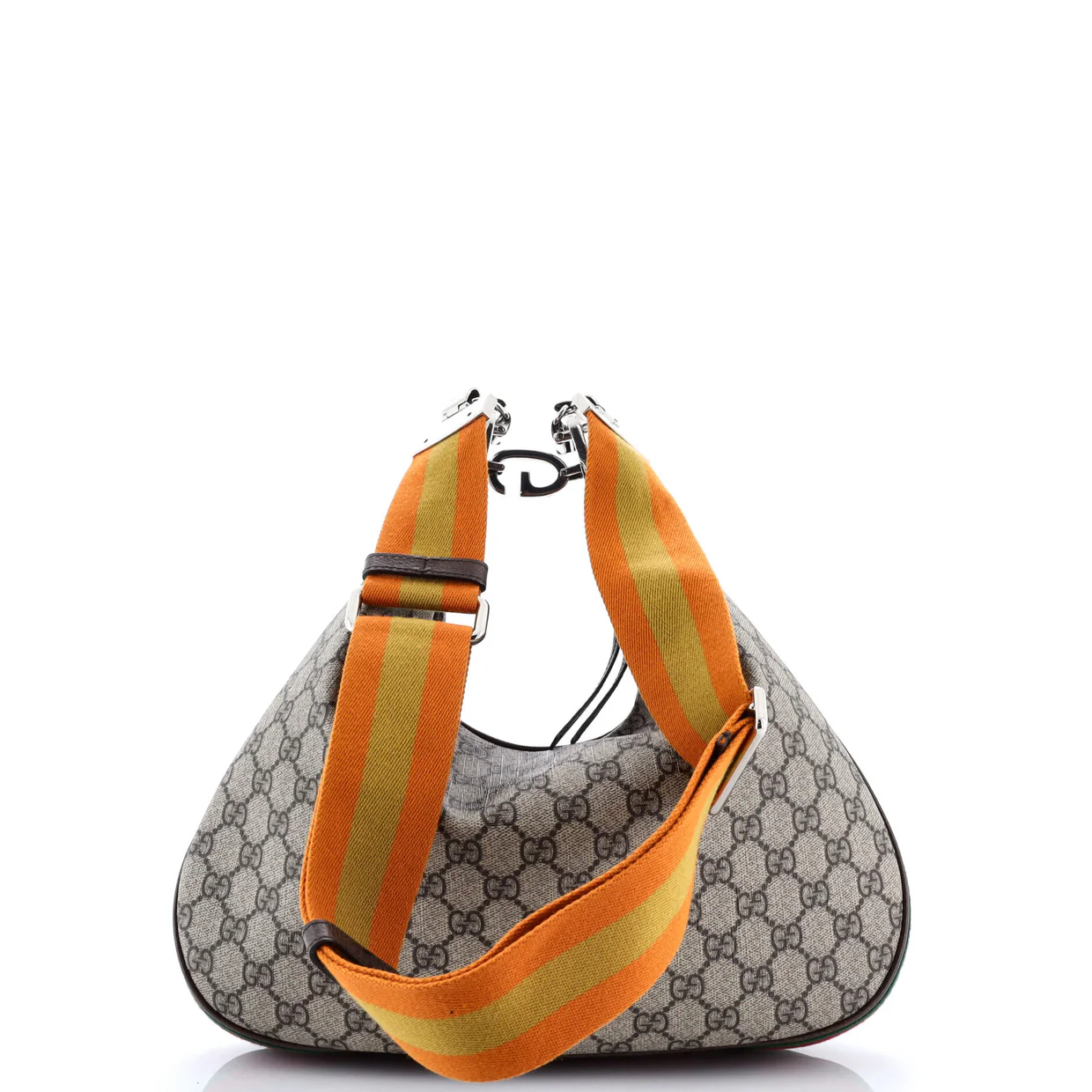 Attache Shoulder Bag GG Coated Canvas Medium - Deep Luxury