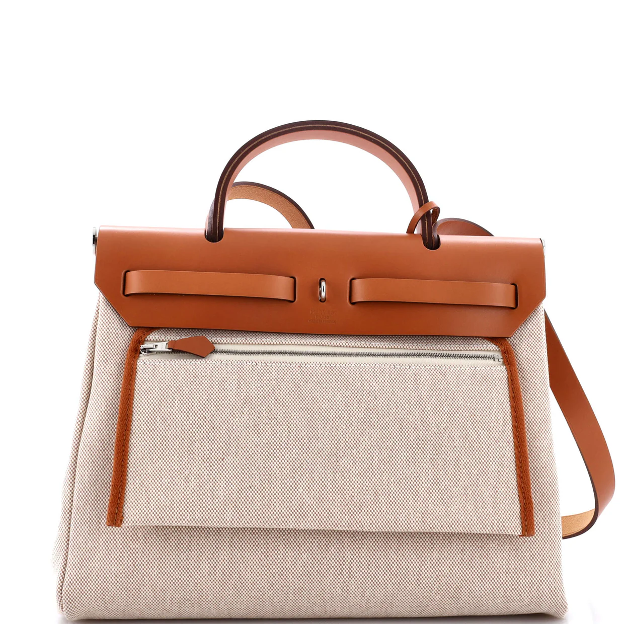 Herbag Zip Pegase Pop Toile and Leather 31 - Deep Luxury