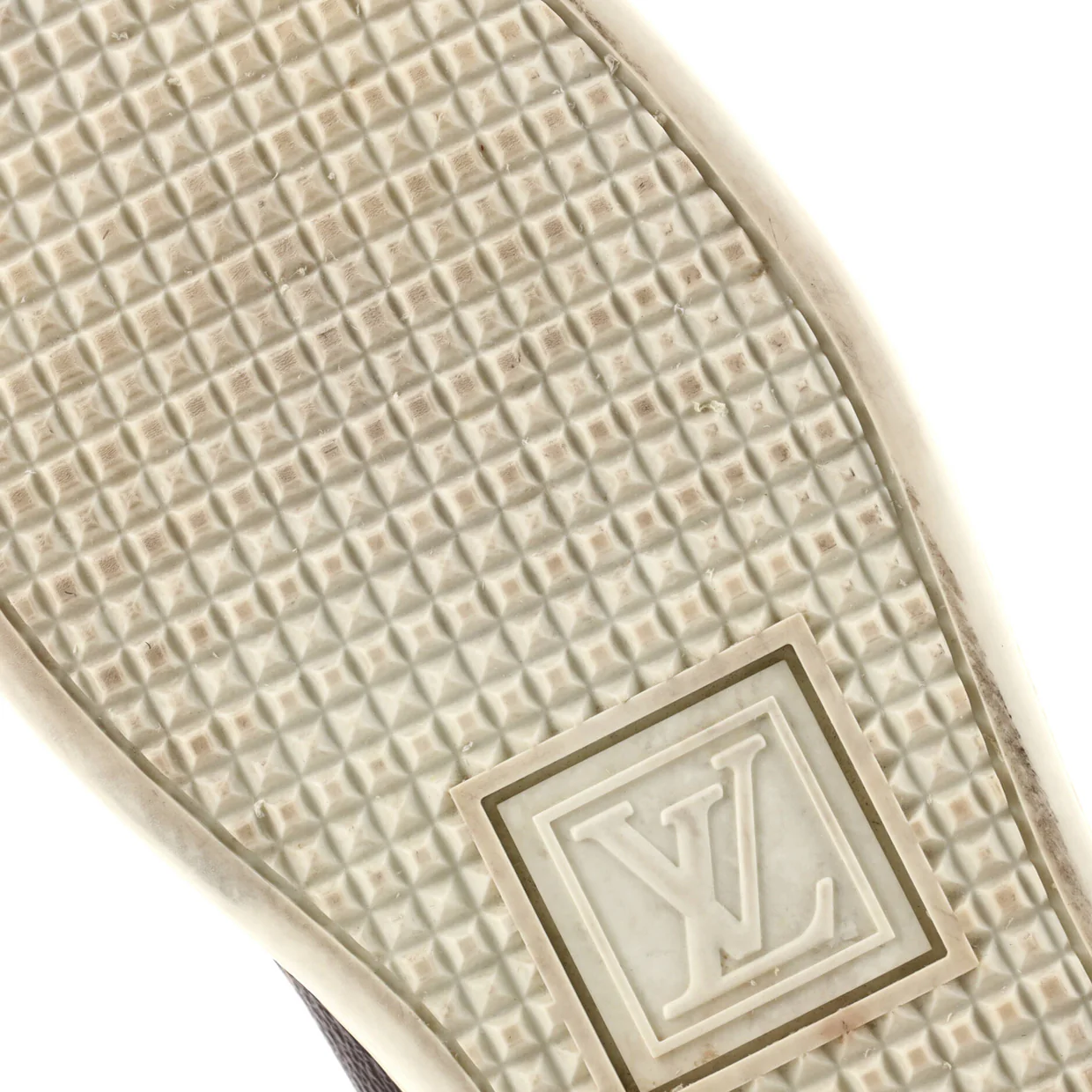 Women's FrontRow Sneakers Monogram Canvas with Patent - Deep Luxury