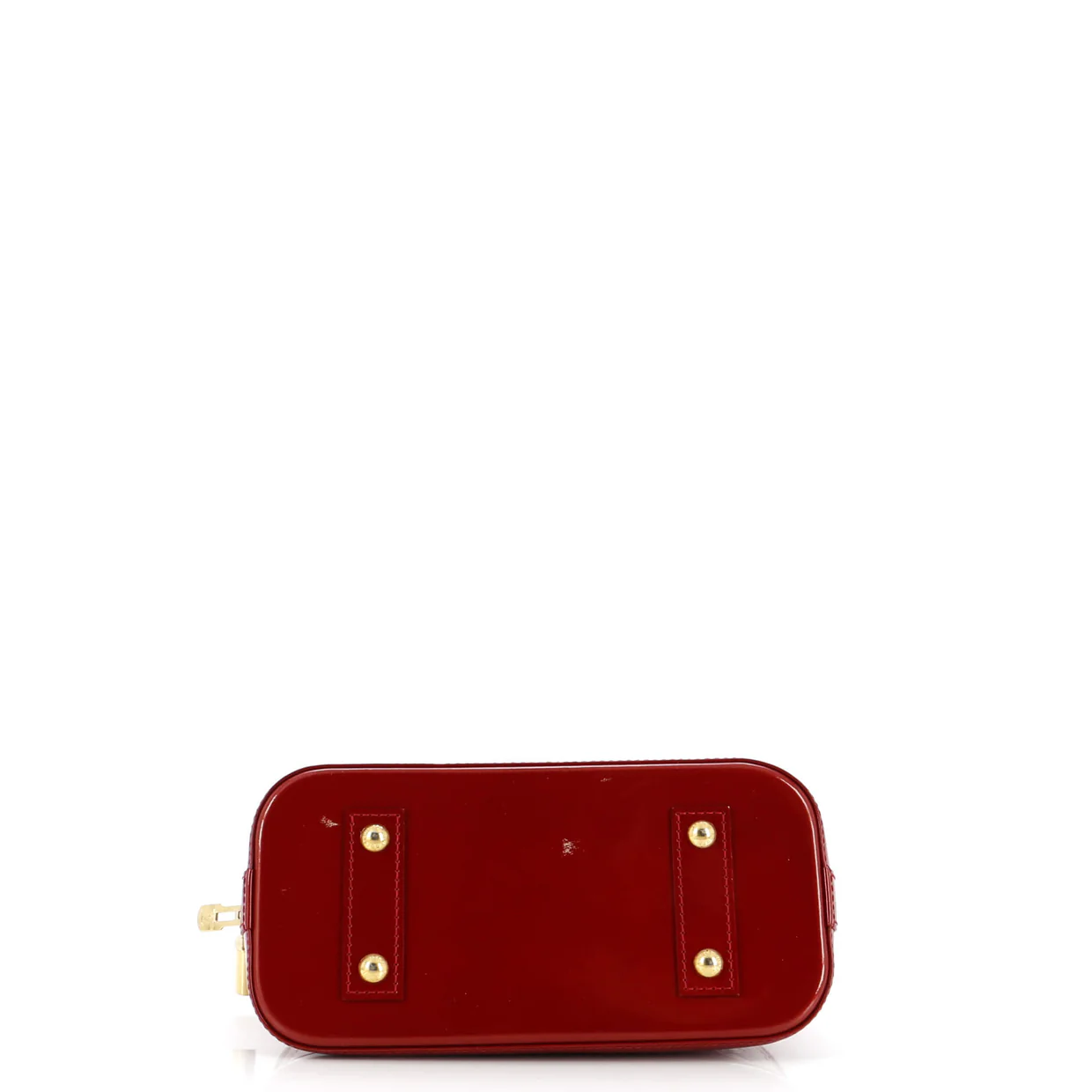 Alma Handbag Limited Edition Monogram Vernis Rayures BB - Deep Luxury