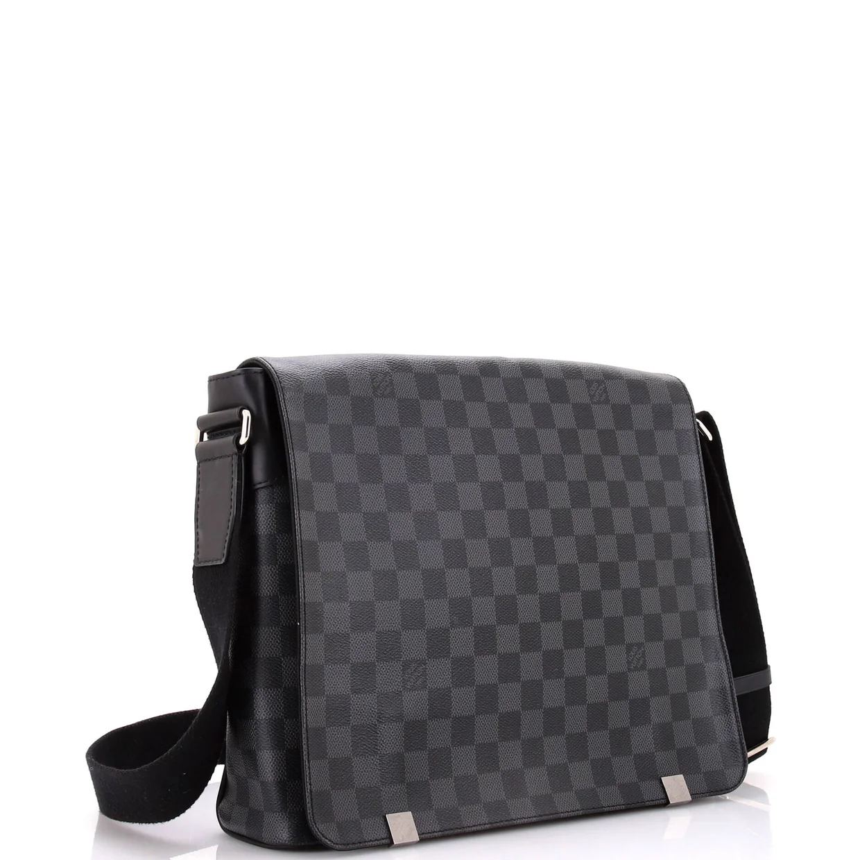 District NM Messenger Bag Damier Graphite MM - Deep Luxury