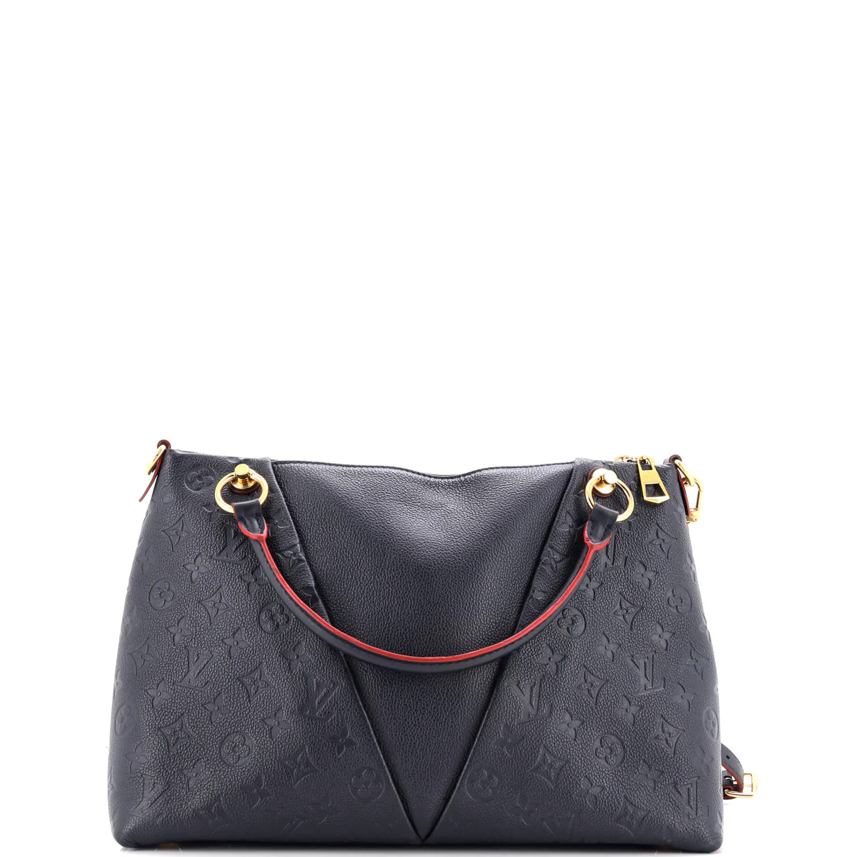 V Tote Monogram Empreinte Leather MM - Deep Luxury