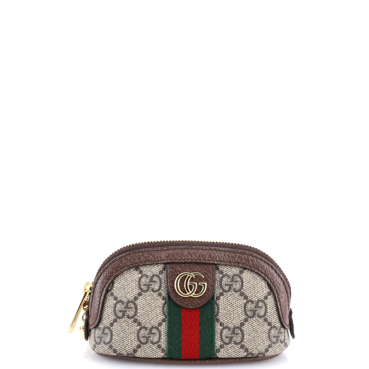 Ophidia Key Pouch GG Coated Canvas - Deep Luxury