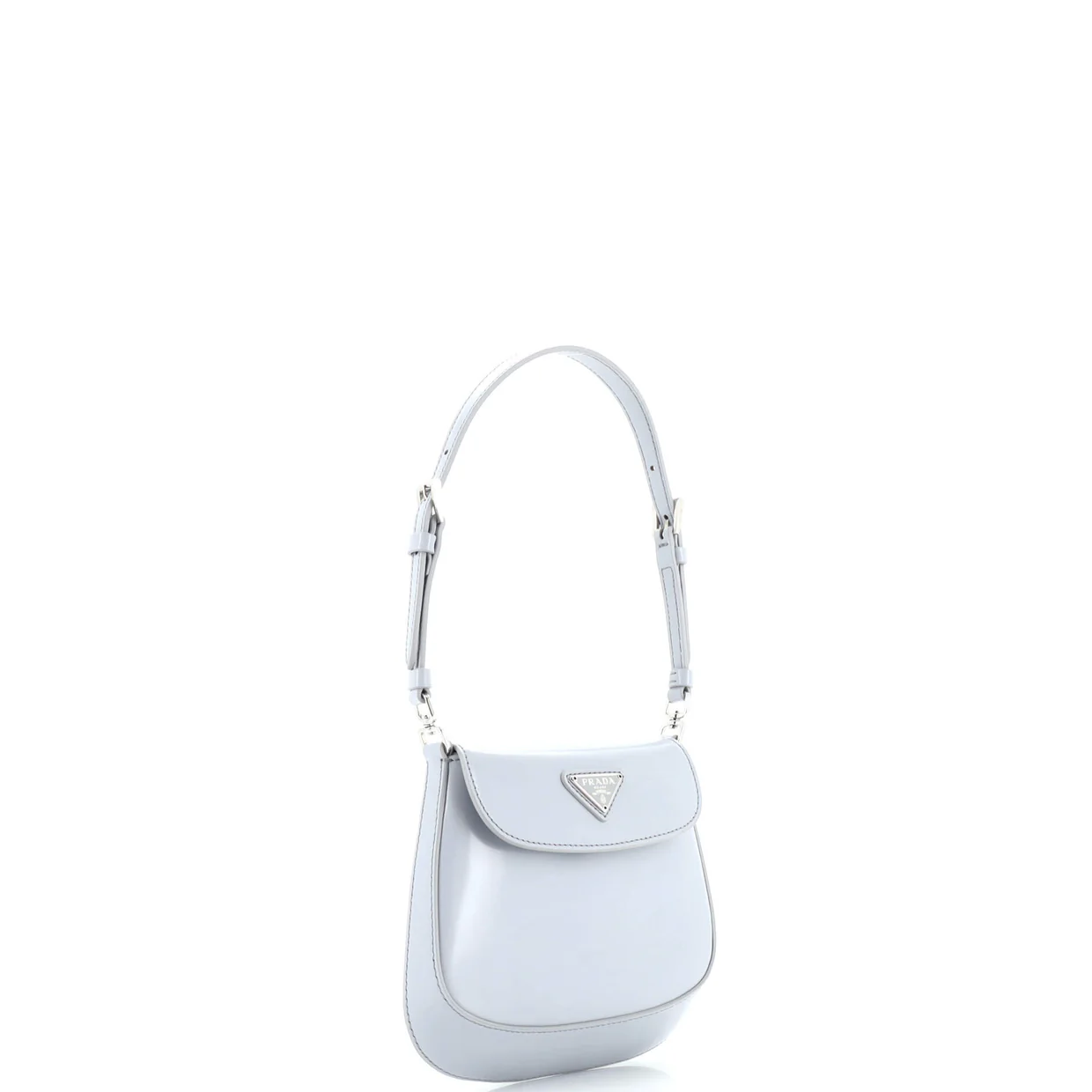Cleo Flap Shoulder Bag Spazzolato Leather Mini - Deep Luxury