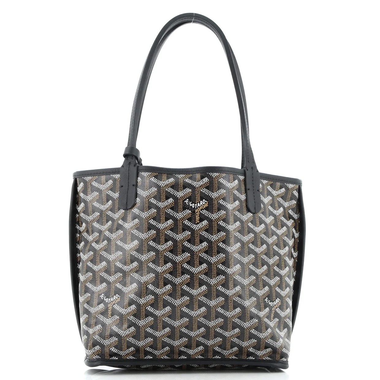 Anjou Reversible Tote Coated Canvas Mini - Deep Luxury