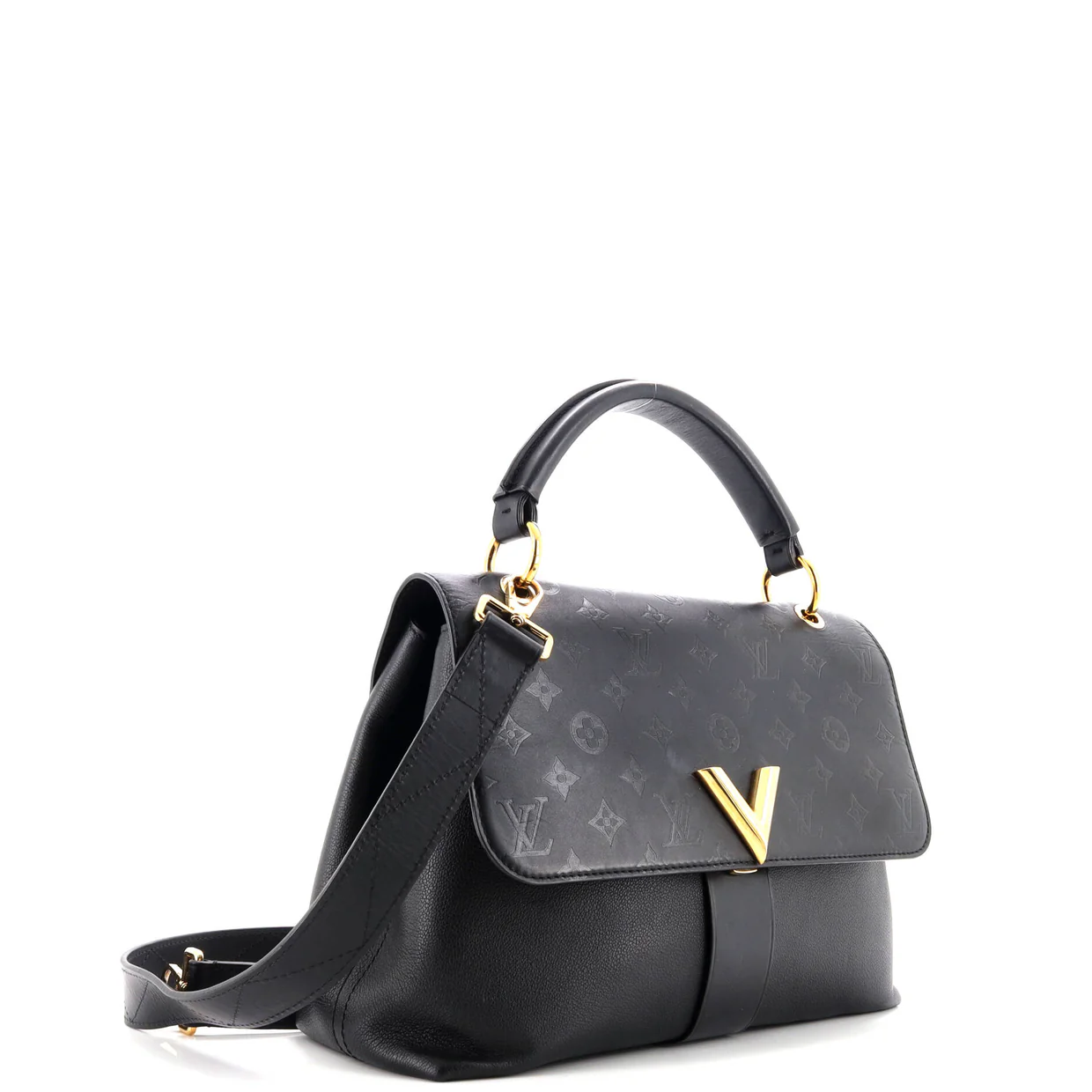 Very One Handle Bag Monogram Leather - Deep Luxury