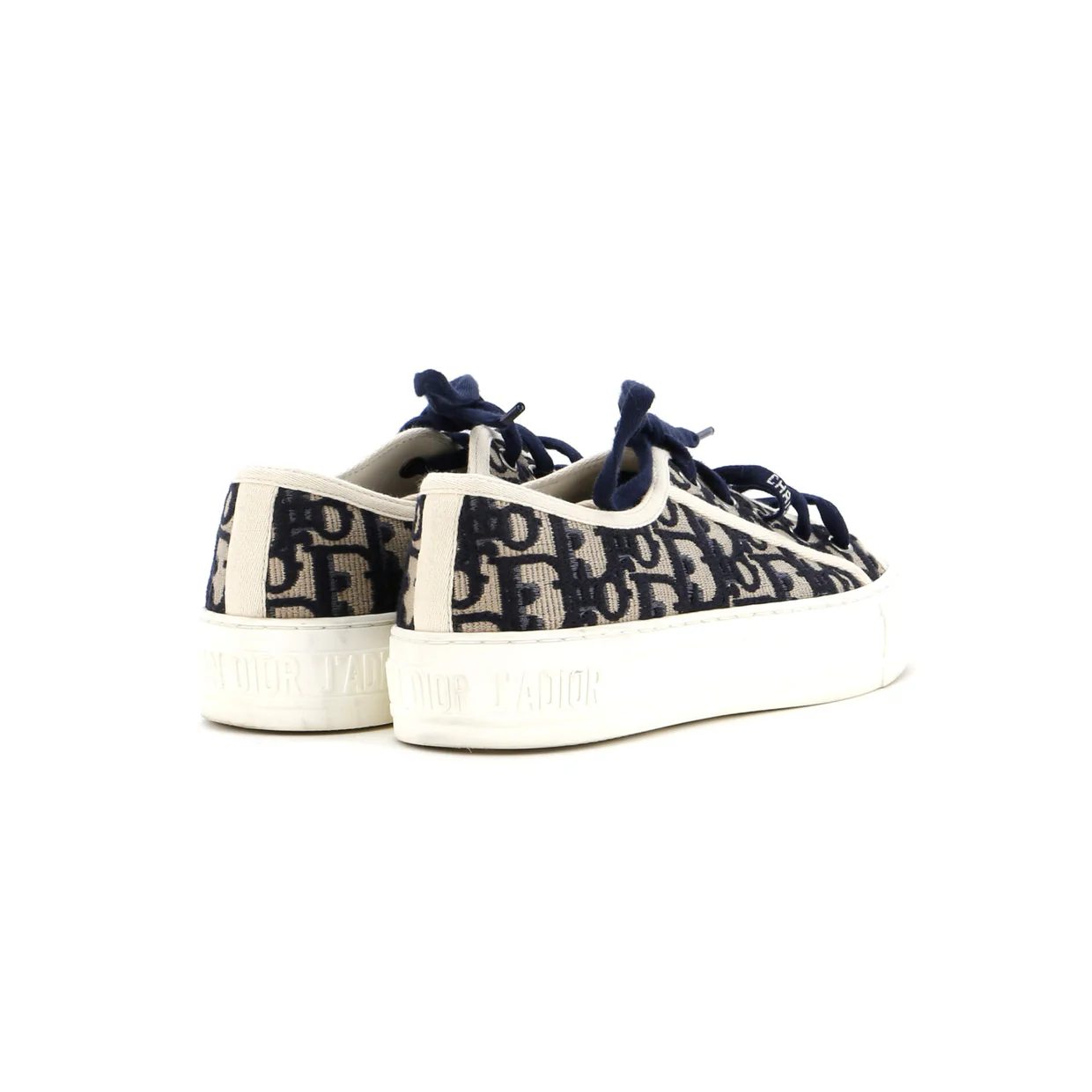 Women's Walk'N'Dior Sneakers Oblique Canvas - Deep Luxury