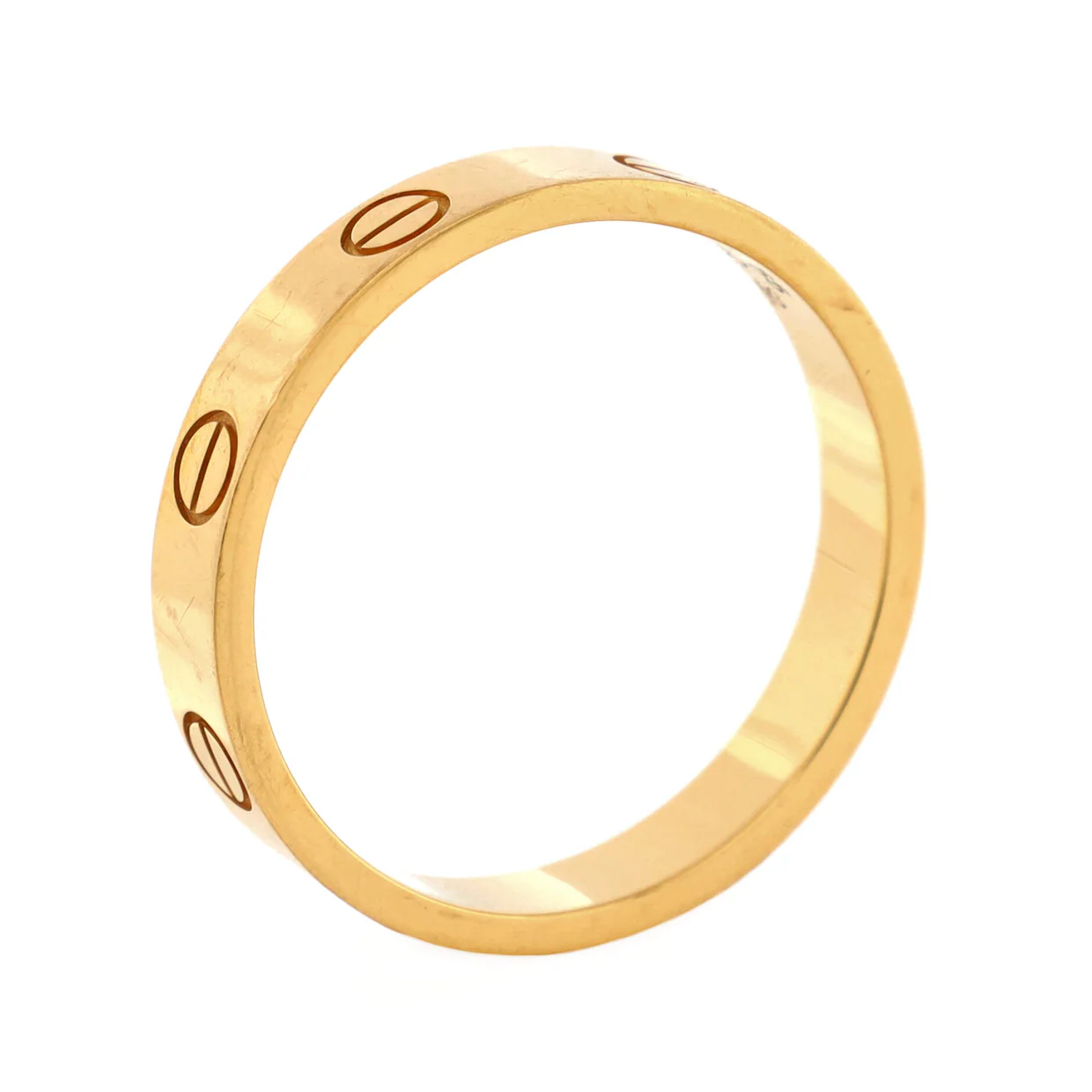 Love Wedding Band Ring 18K Yellow Gold - Deep Luxury