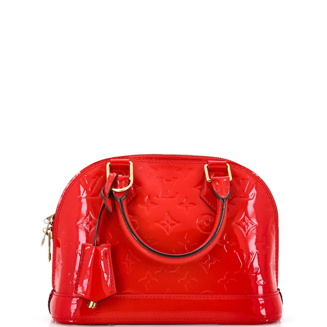 Alma Handbag Monogram Vernis BB - Deep Luxury