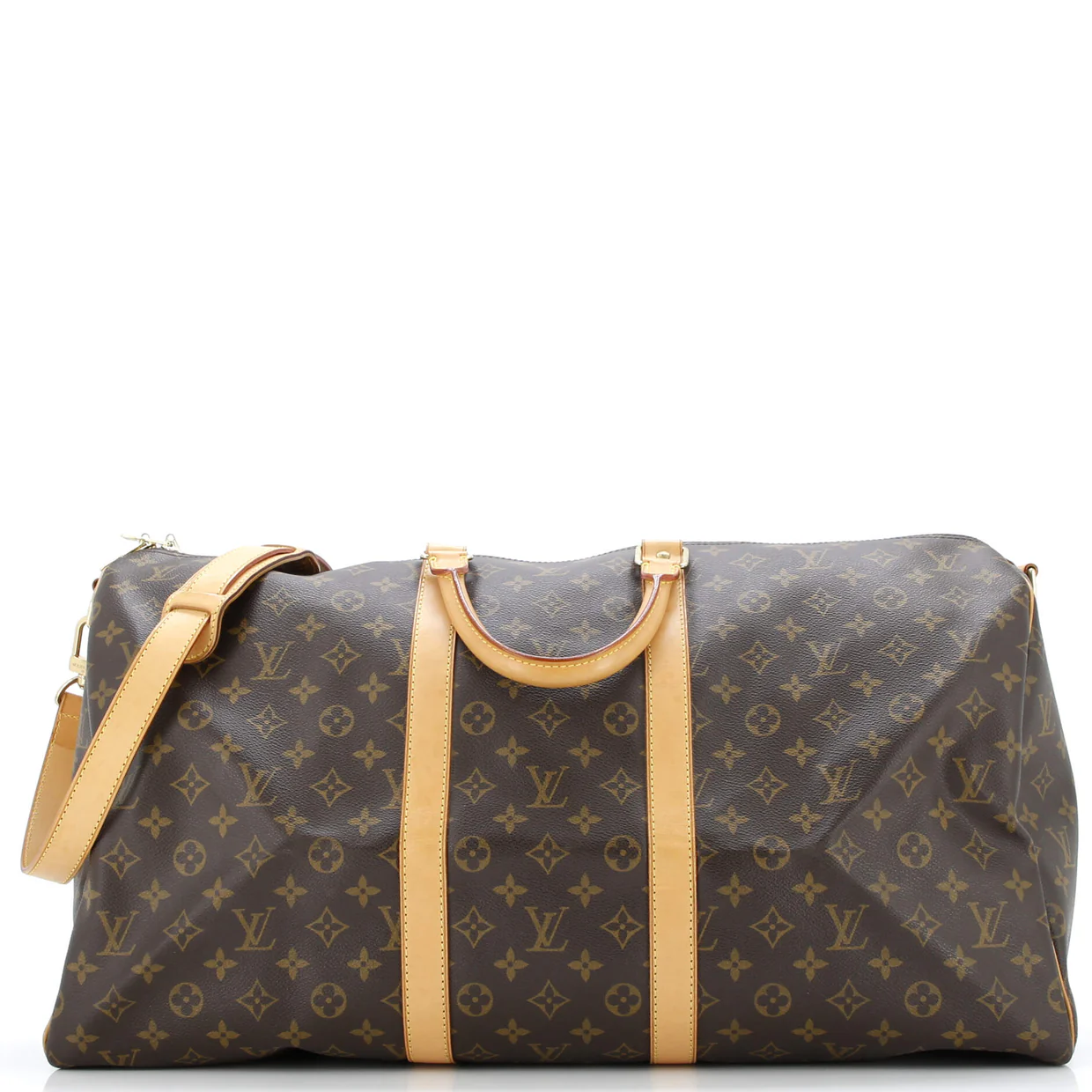 Keepall Bandouliere Bag Monogram Canvas 55 - Deep Luxury