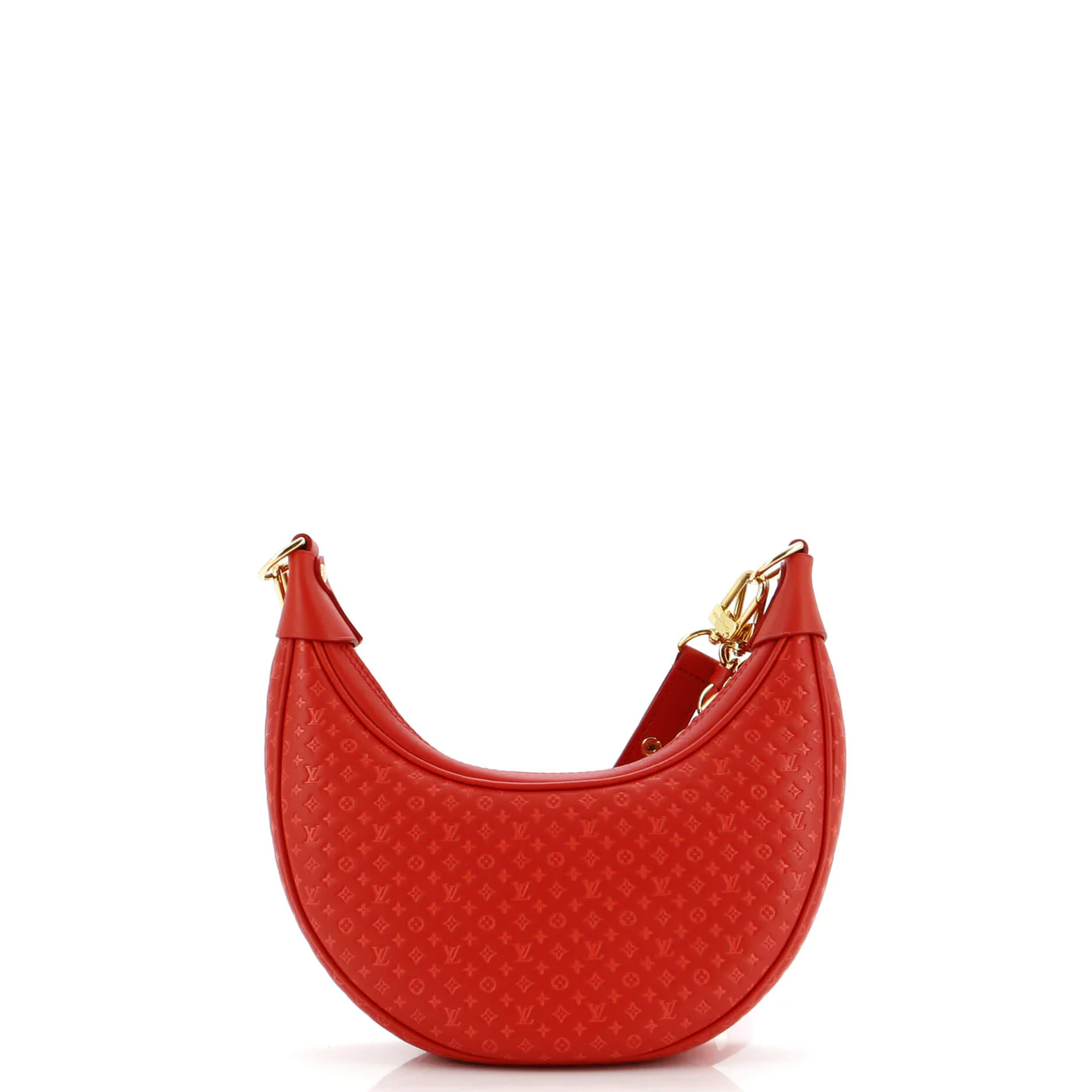 Loop Handbag Nanogram Embossed Leather - Deep Luxury