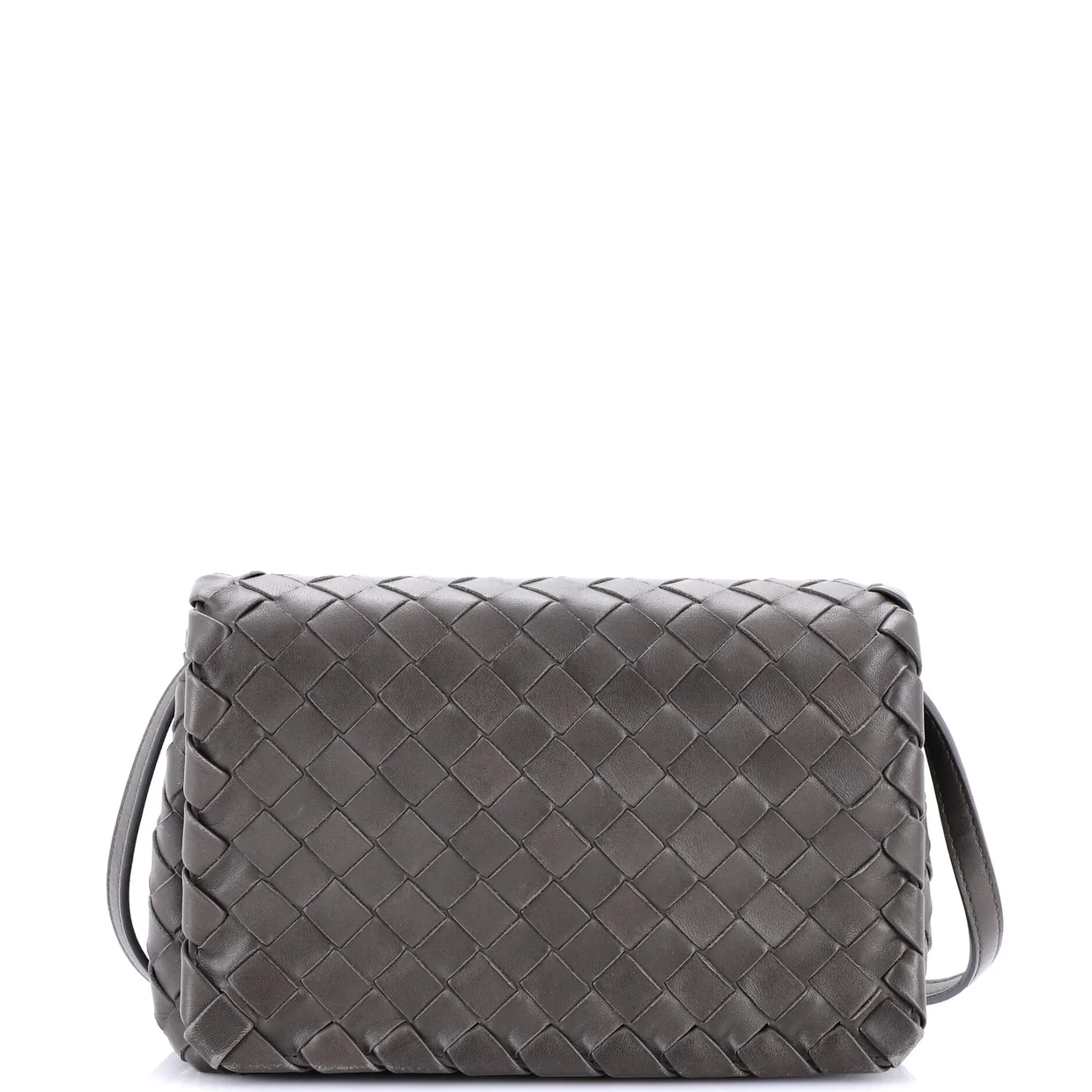 Convertible Flap Shoulder Bag Intrecciato Nappa Small - Deep Luxury