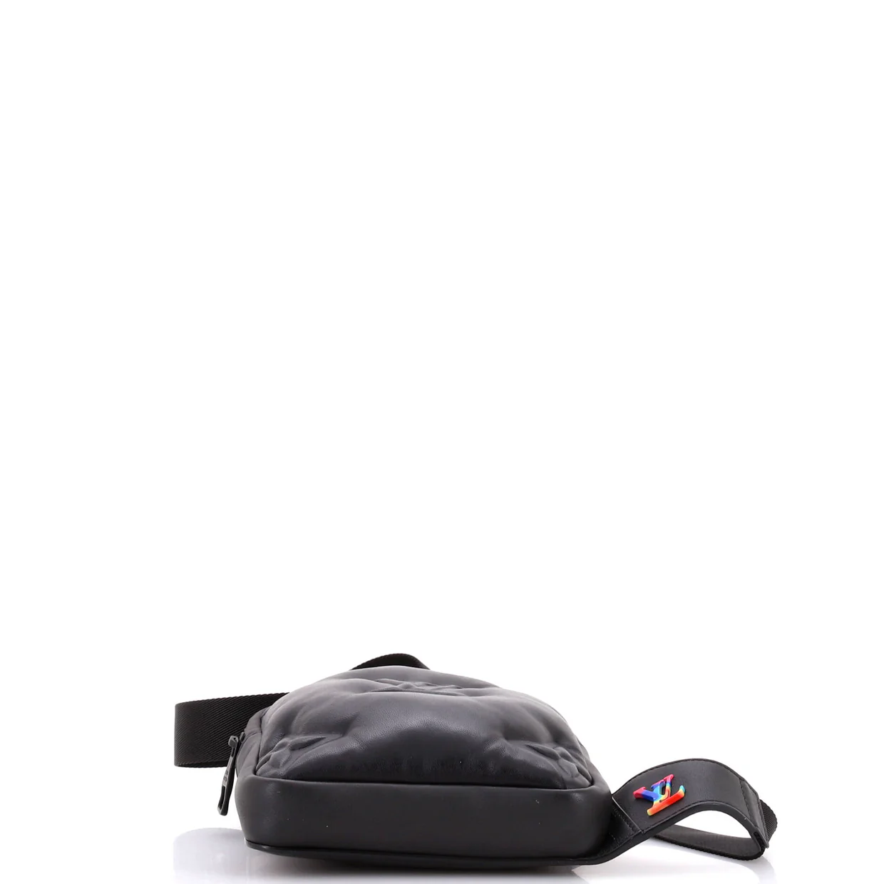 A4 Asymmetrical Sling Bag Monogram Puffer Lambskin - Deep Luxury