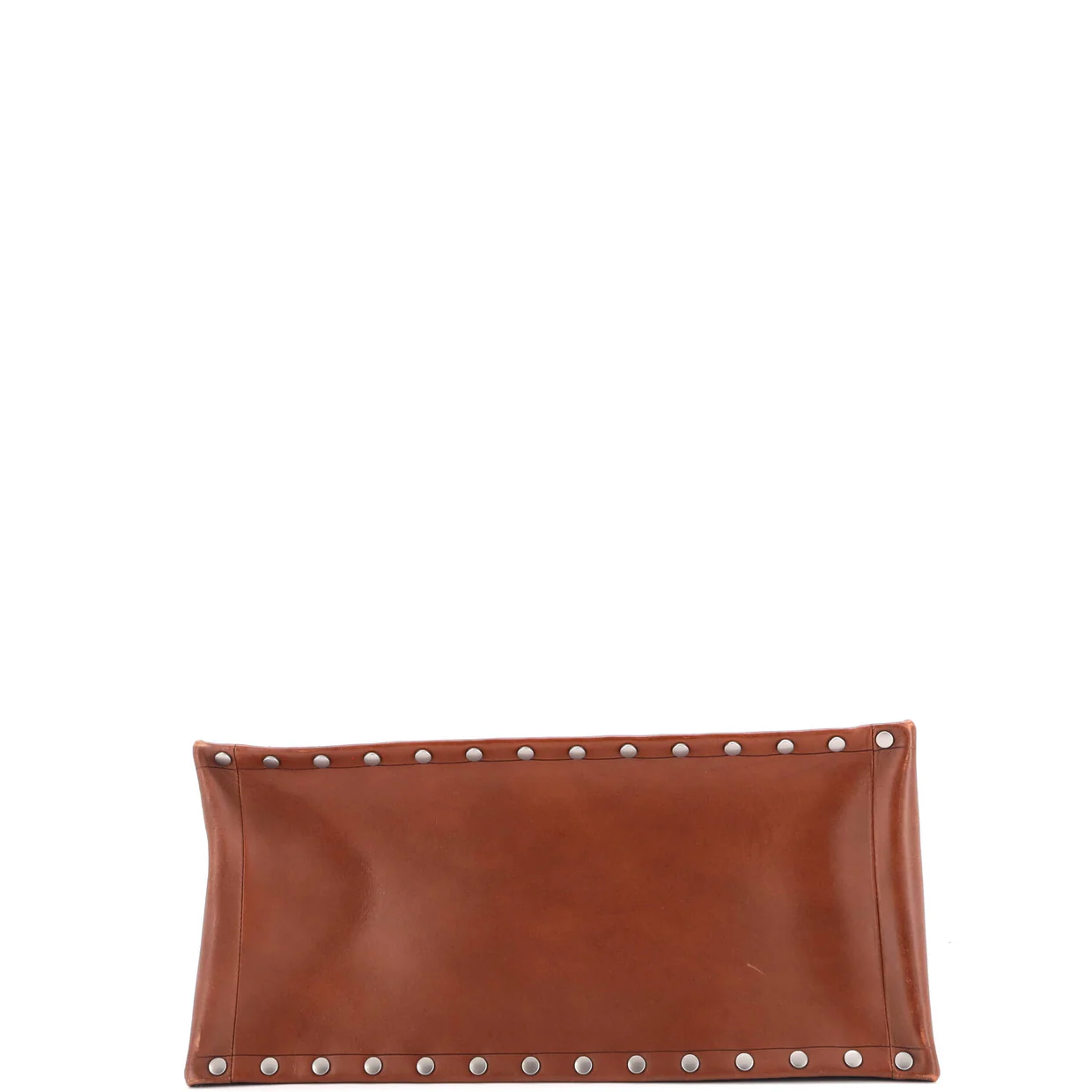 Book Tote Embroidered Studded Leather Large - Deep Luxury