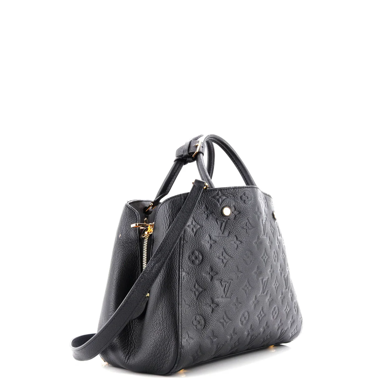 Montaigne Handbag Monogram Empreinte Leather MM - Deep Luxury