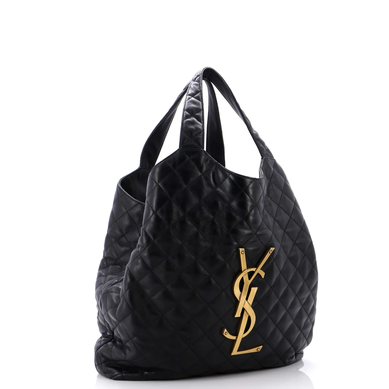 Icare Shopping Tote Quilted Leather Maxi - Deep Luxury