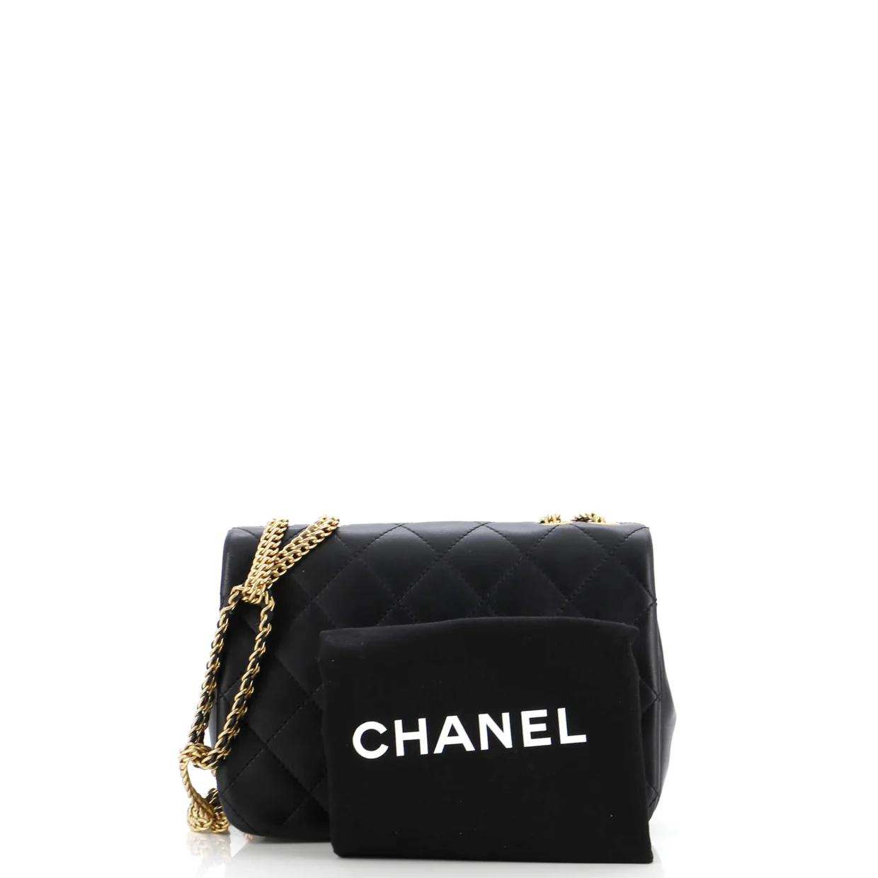 On And On Full Flap Bag Quilted Lambskin Small - Deep Luxury