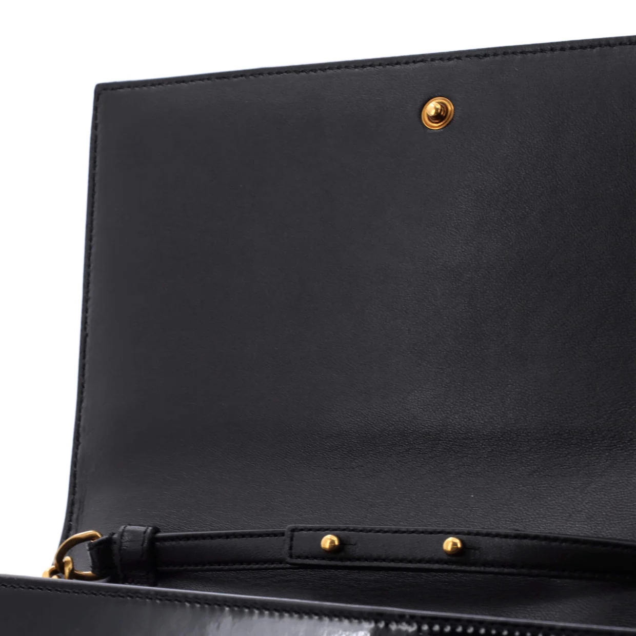 Classic Monogram Wallet on Chain Patent - Deep Luxury