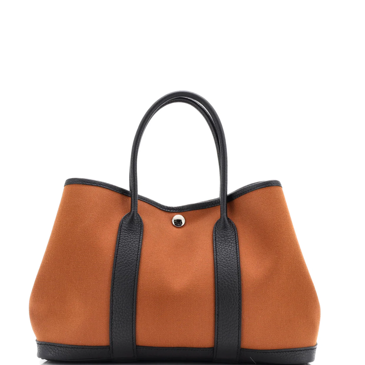 Garden Party Tote Toile and Leather 30 - Deep Luxury