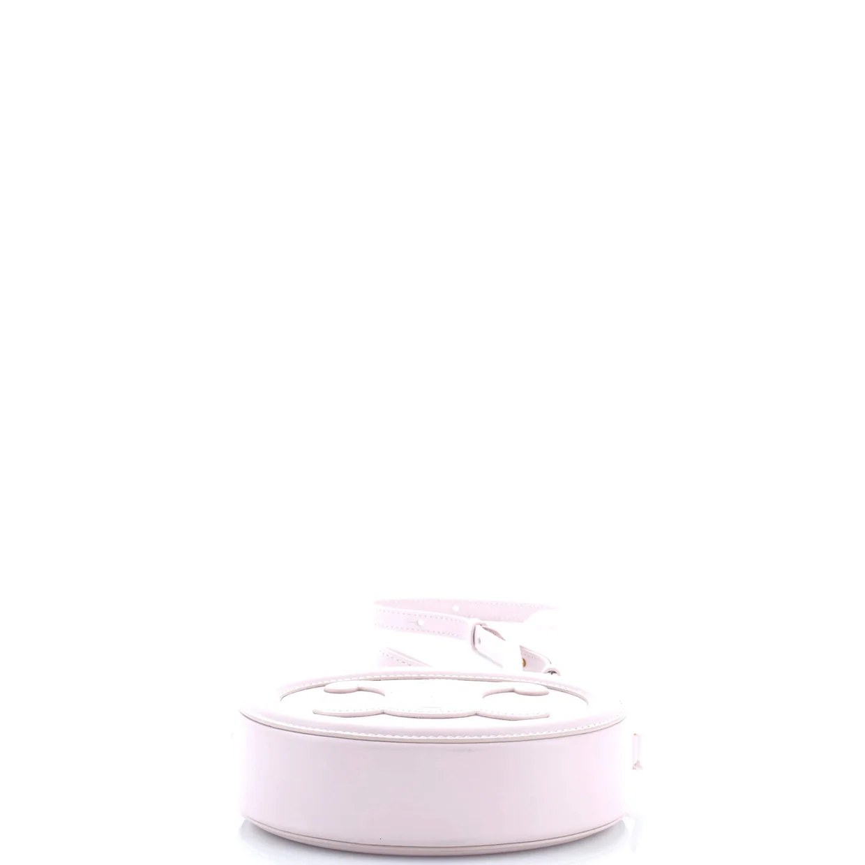 Triomphe Oval Crossbody Bag Leather Mini - Deep Luxury