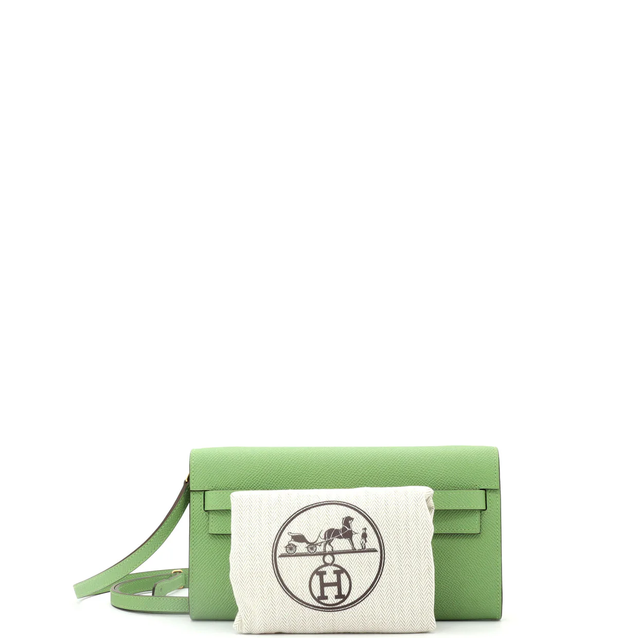 Kelly To Go Wallet Verso Epsom - Deep Luxury